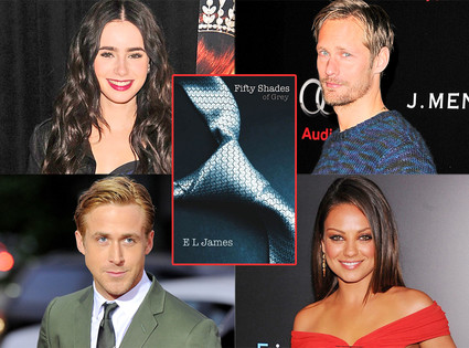 Lily Collins, Alexander Skarsgard, Mila Kunis, Ryan Gosling, Fifty Shades of Grey Lily Collins, Alexander Skarsgard, Mila Kunis, Ryan Gosling, Fifty Shades of Grey